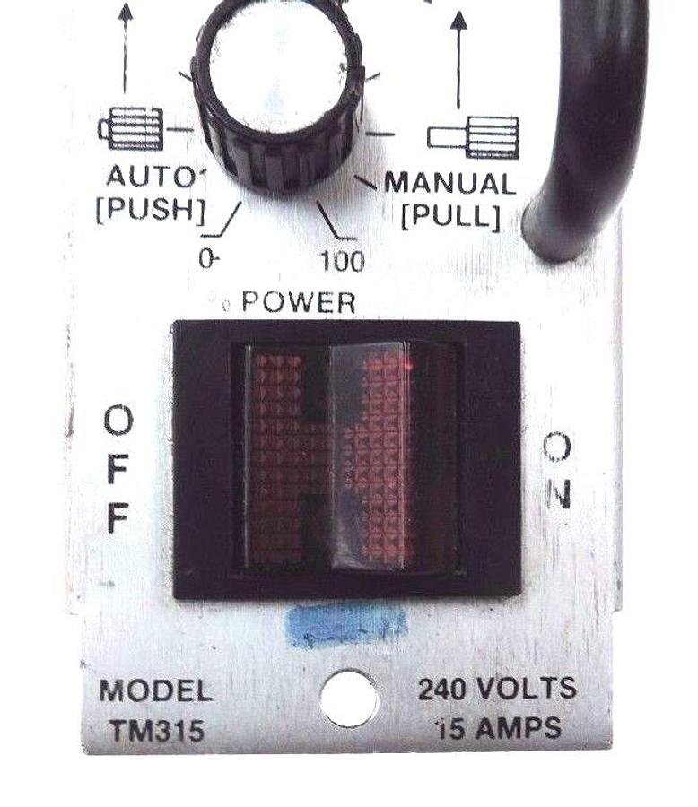 Used INTELLIGENT MOTION SYSTEMS MODEL TM315 TEMPERATURE CONTROL MODULE 240V, 15AMPS