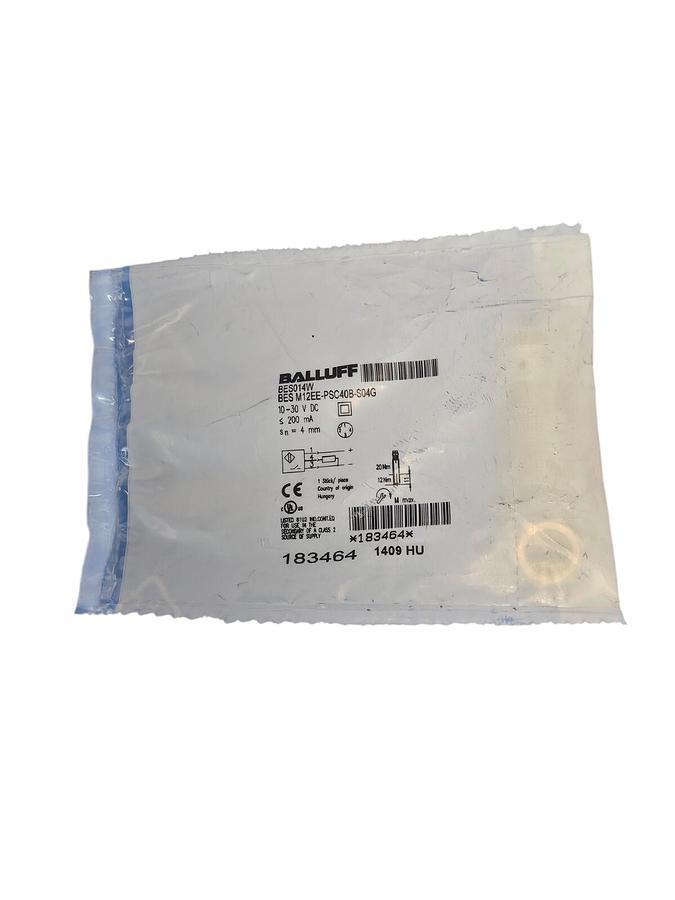 Used NEW BALLUFF BES M12EE-PSC40B-S04G PROXIMITY SENSOR BES014W