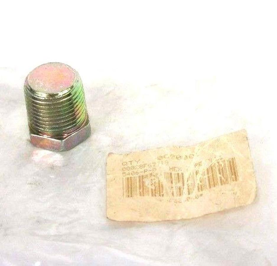 Used NEW GENERIC 5406-P-04 HEX HEAD PIPE FITTING 1/2" NPT 5406P04