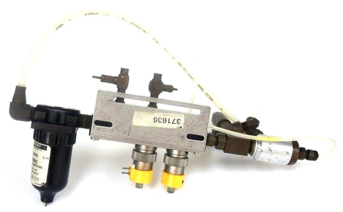 Used VIDEOJET 203808 FILTER ASSEMBLY FOR INKJET 200PSIG MAX PRESSURE 1/4" NPT