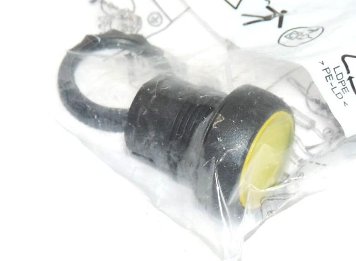Used NEW ALLEN BRADLEY 800FP-LF5 ILLUMINATED YELLOW PUSH BUTTON SER A 800FPLF5