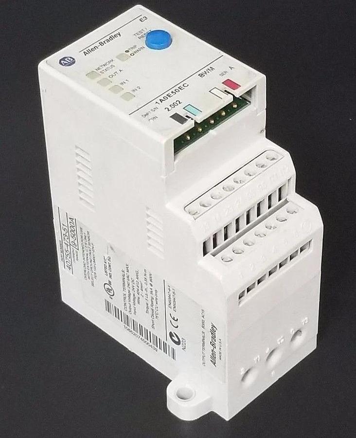 Used ALLEN BRADLEY 40755-473-51 DEVICENET 4075547351, CURRENT RANGE: 9-5000A, SER. A