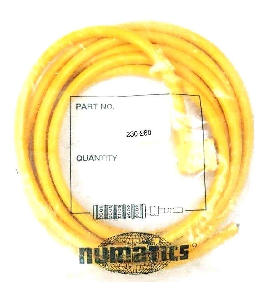 Used LOT OF 3 NIB NUMATICS 230-260 SOLENOID POWER CABLES, 230260