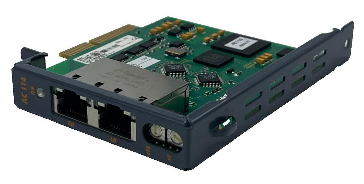 Used B&R 8AC114.60-2 ACOPOS POWERLINK V2 Interface Module Plug-In Card 2-Port NSNP