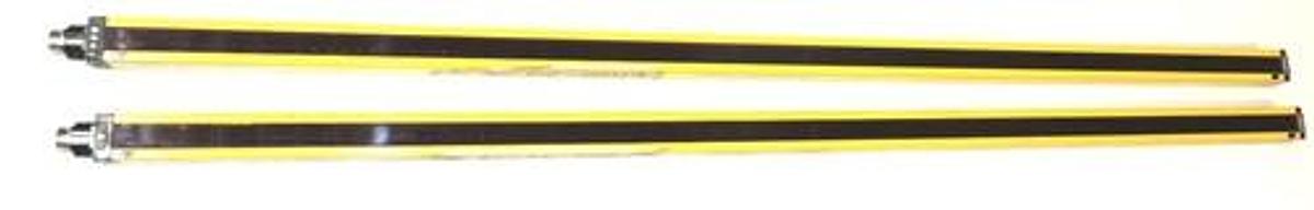 Used BANNER MSE4824Y AND MSR4824Y LIGHT CURTAIN SET MIN OBJECT SENS: 0.75''