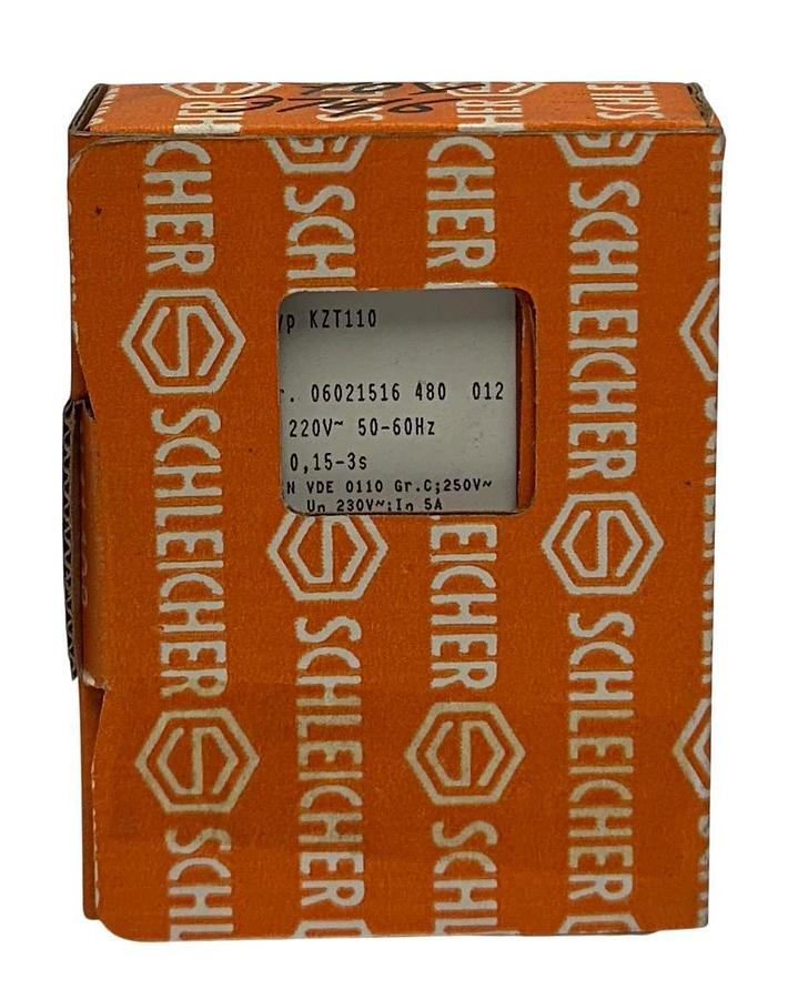 SCHEICHER 06021516 480 012 / KZT110 TIME DELAY RELAY 220V 50/60Hz 0,15-3s NSMP