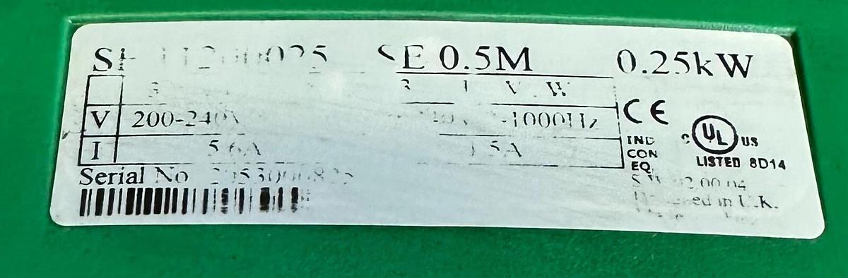 Used For Parts CONTROL TECHNIQUES SE 11200025 SE 0.5M / SE11200025SE05M COMMANDER SE