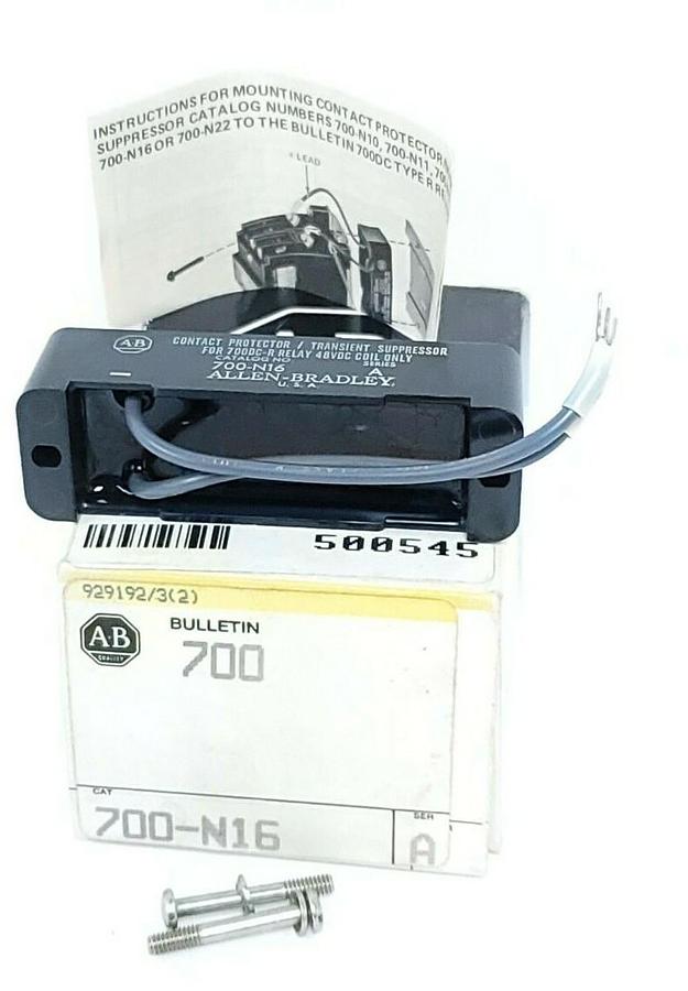 NIB ALLEN BRADLEY 700-N16 SURGE SUPPRESSOR 700N16, SER. A