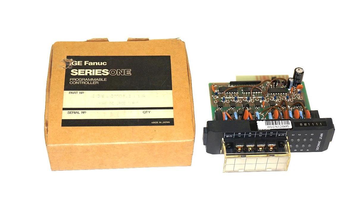 Used GE FANUC IC610MDL111A 24VAC/DC SOURCE INPUT MODULE