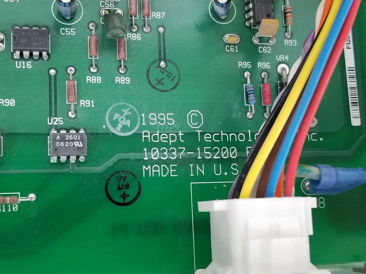 Used ADEPT TECHNOLOGY 10337-15200 REV. B DUAL AMPLIFIER MODULE 20337-15200
