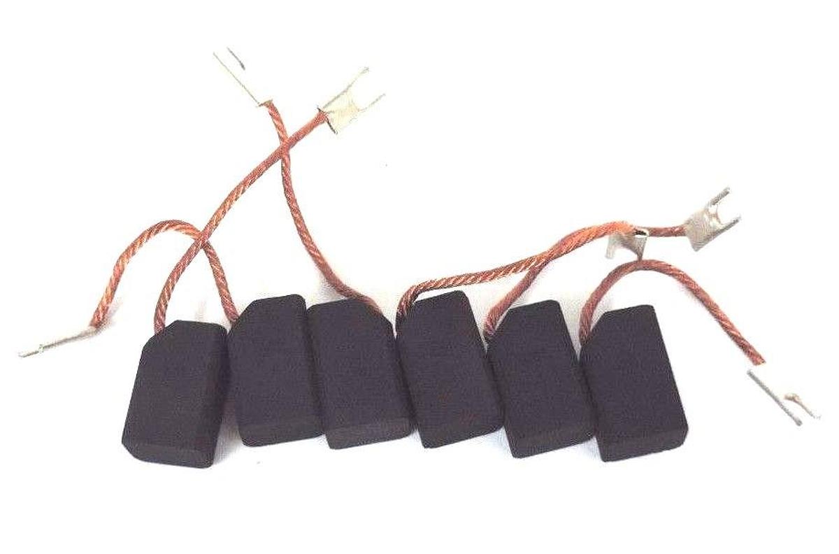 Used LOT OF 6 NEW GENERIC E41 CARBON BRUSHES