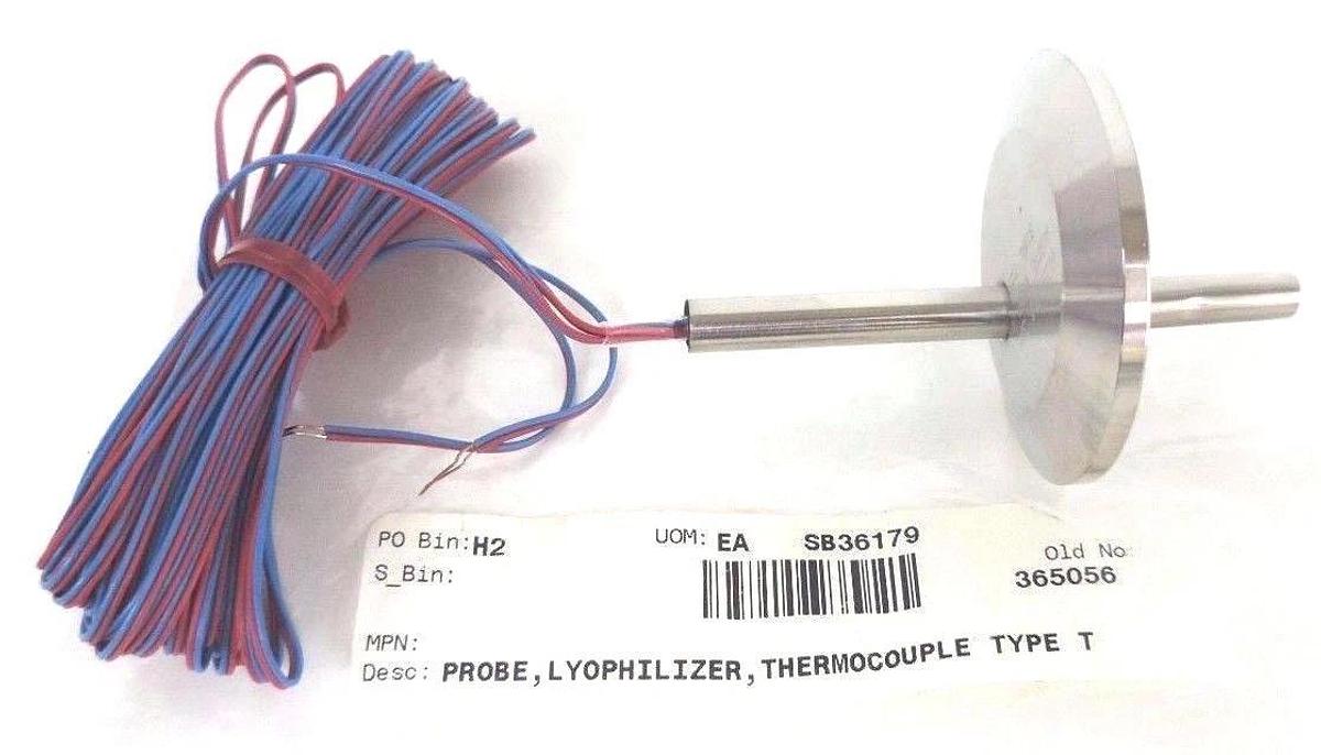 NEW WCB/RJ 3A ASME BPE 316L 727 PROBE LYOPHILIZER THERMOCOUPLE TYPE T