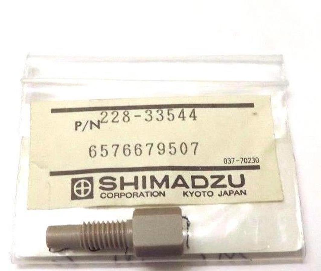 Used NEW SHIMADZU 228-33544 VALVE 3-PORT VALVE FITTING 22833544