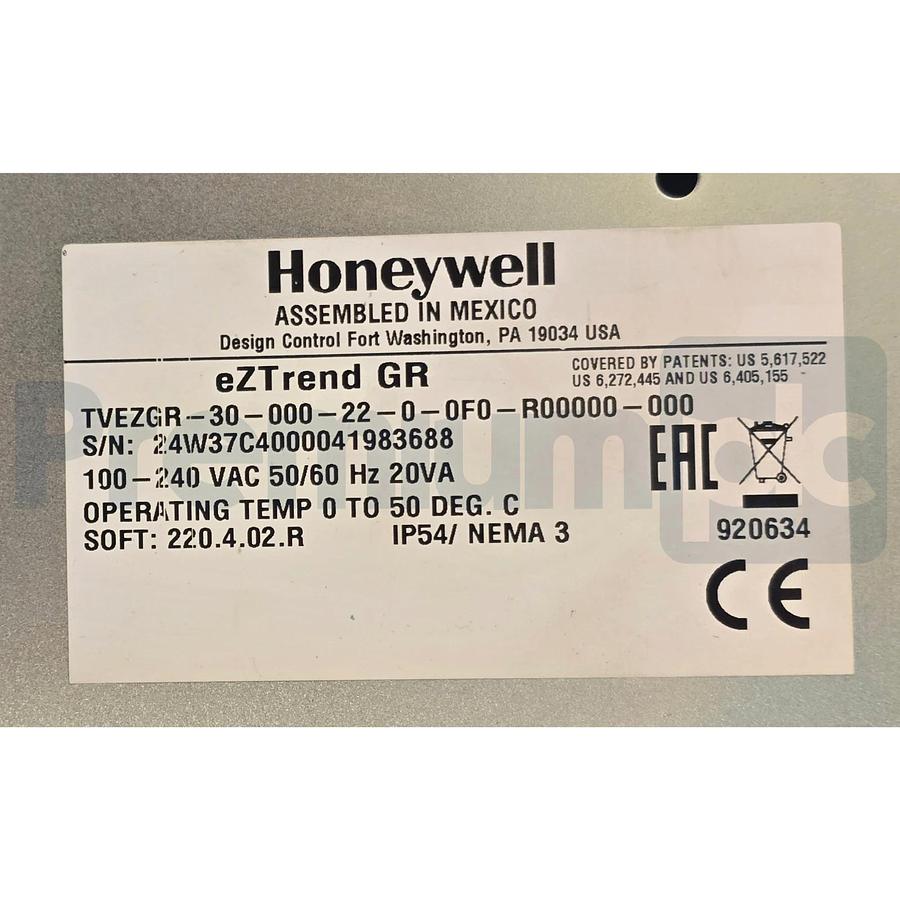 Honeywell TVEZGR-30-000-22-0-0F0-R00000-000 eZTrend GR 5.7" Paperless Recorder
