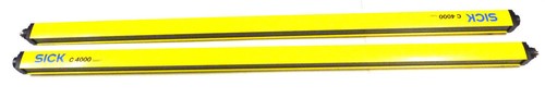 Used SET OF SICK C40E-1203AG300 (1027961) & C40S-1203AA300 (1027939) LIGHT CURTAINS