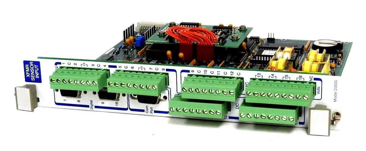 Used GE SYPROTEC 15302 REV. D SENSOR INPUT XFMR BOARD W/ ASSY. 20126MP REV. A SWITCH