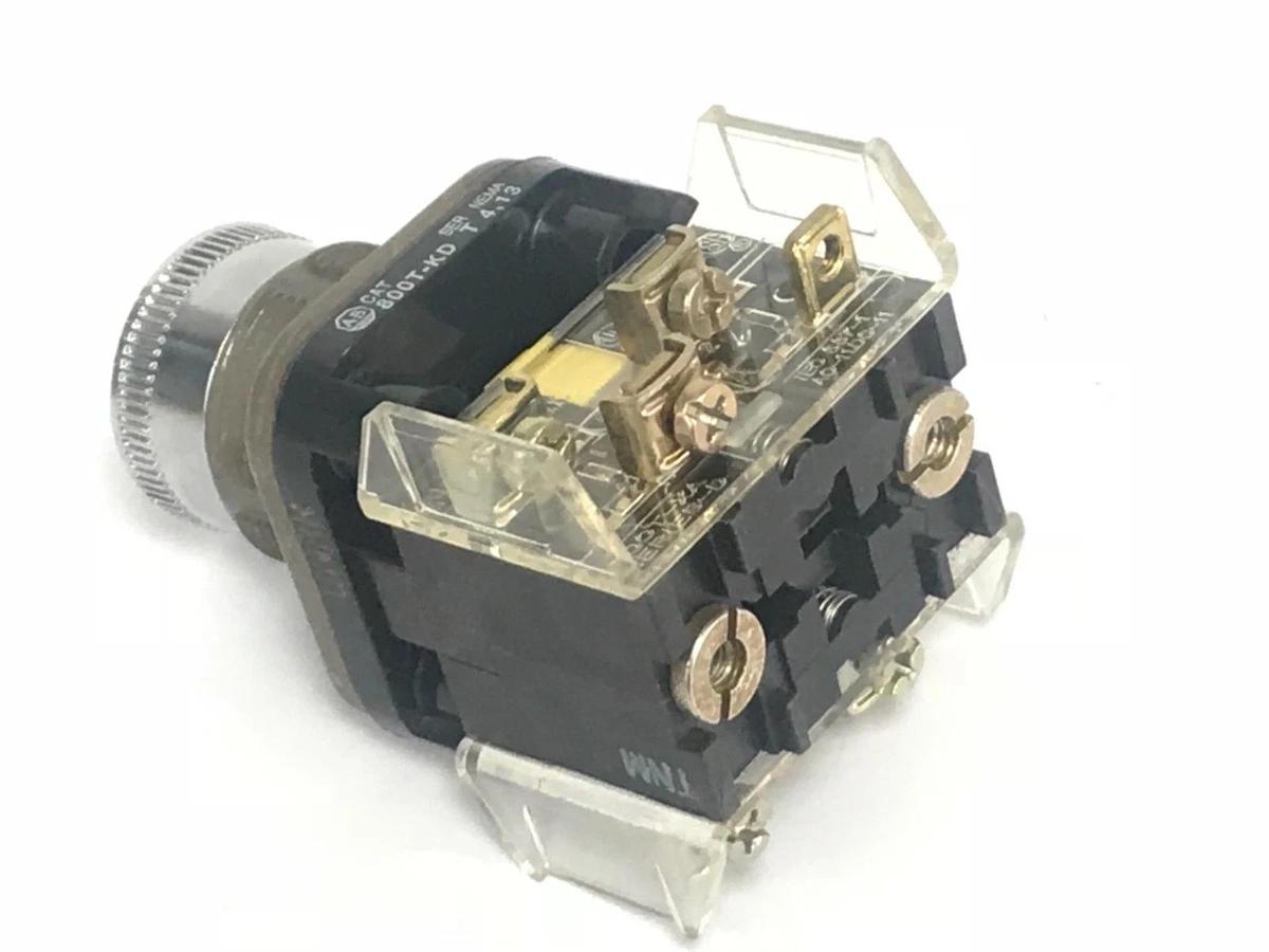 Used NIB ALLEN BRADLEY 800T-KD6AAXX SER T PUSH BUTTON SWITCH 800TKD6AAXX