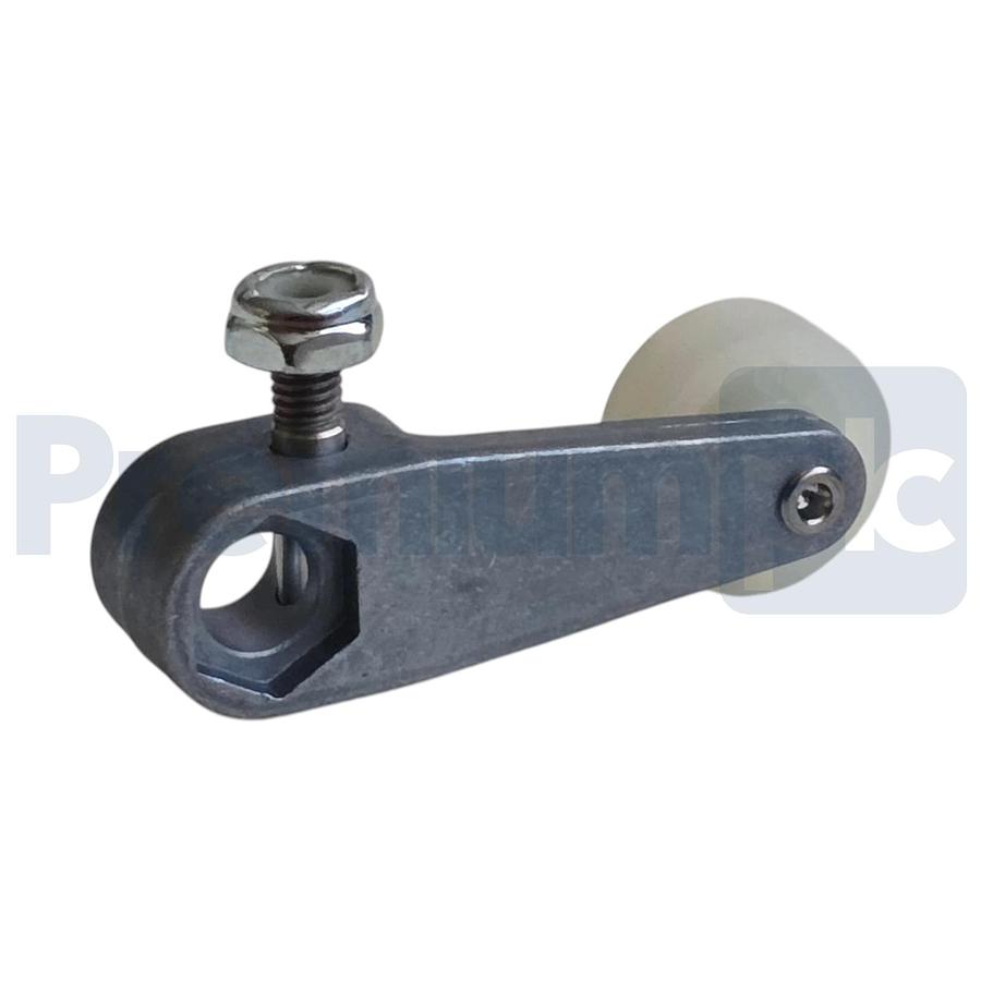 Used Allen-Bradley 802T-W1 Limit Switch Lever 1.5" Length Nylon Roller 0.75" Dia NSNP