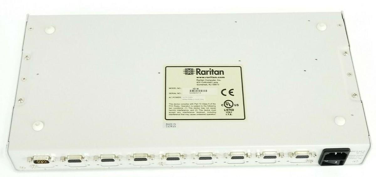 NIB RARITAN MODEL: VD18 VIDEOSHARE CONSOLE 115V/230V 60/50HZ .5A/.25A CMV1MP