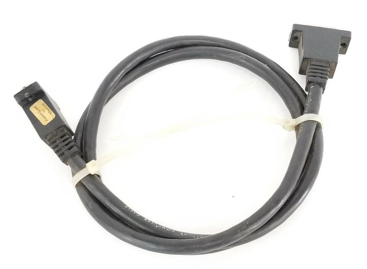 Used SIEMENS TEXAS INSTRUMENT 5TI5-25806 CABLE ASSEMBLY MALE/FEMALE CONNECTOR
