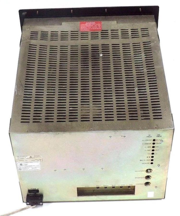 Used SCHNEIDER AUTOMATION 557VCM74110 OPERATOR INTERFACE FM+ 19" DISPLAY 92-01254-01