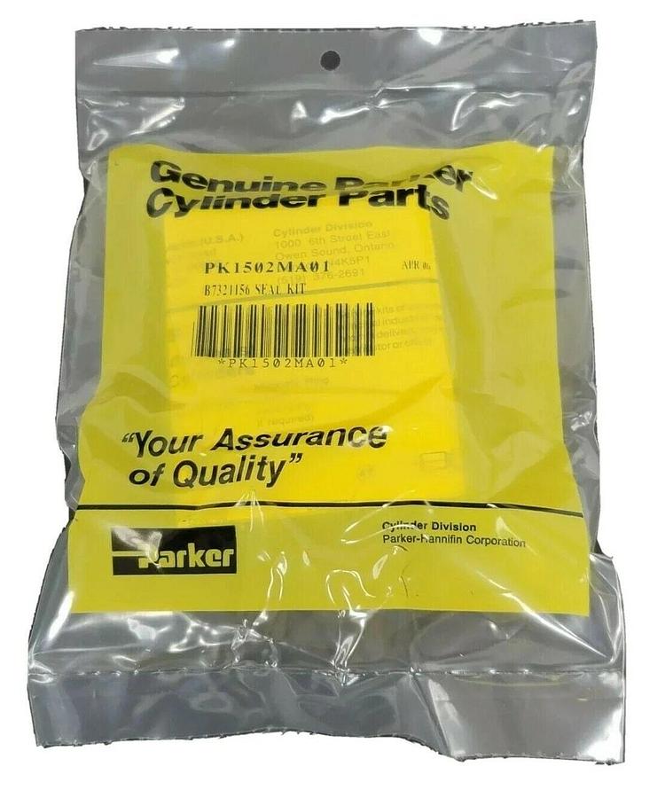 Used NEW IN BOX PARKER PK1502MA01 PISTON SEAL KIT FOR 1-1/2" DIAMETER BORE