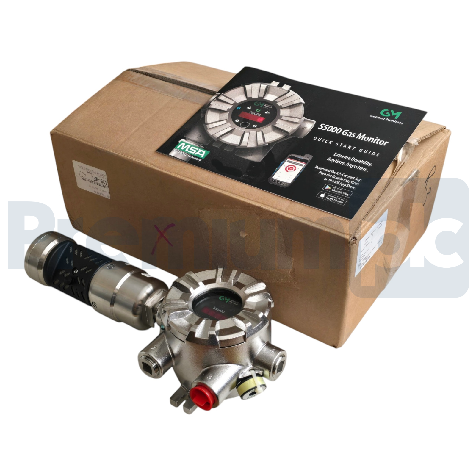 Used MSA S5000 Methane LEL Gas Monitor Bluetooth-HART S5000-2-0-0-2-00-R31-D00-0 NSMP