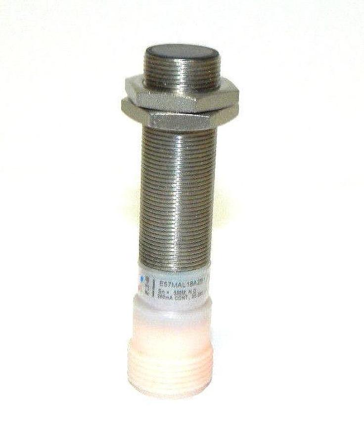 Used EATON E57MAL18A2B1 SER. G1, PROXIMITY SWITCH E57MAL18A2B1Z, 5MM N.O.