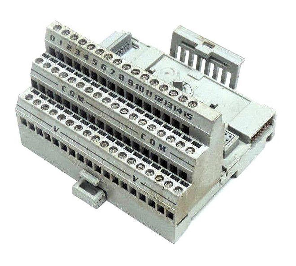 Used (5) ALLEN BRADLEY 1794-TB3 TERMINAL BASE 10AMP, 120VAC, 3WIRE, 16POINT, SER. A