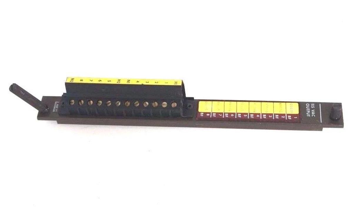 Used GE FANUC IC600FP904B FACE PLATE FOR 115VAC OUTPUT MODULE SERIES 6