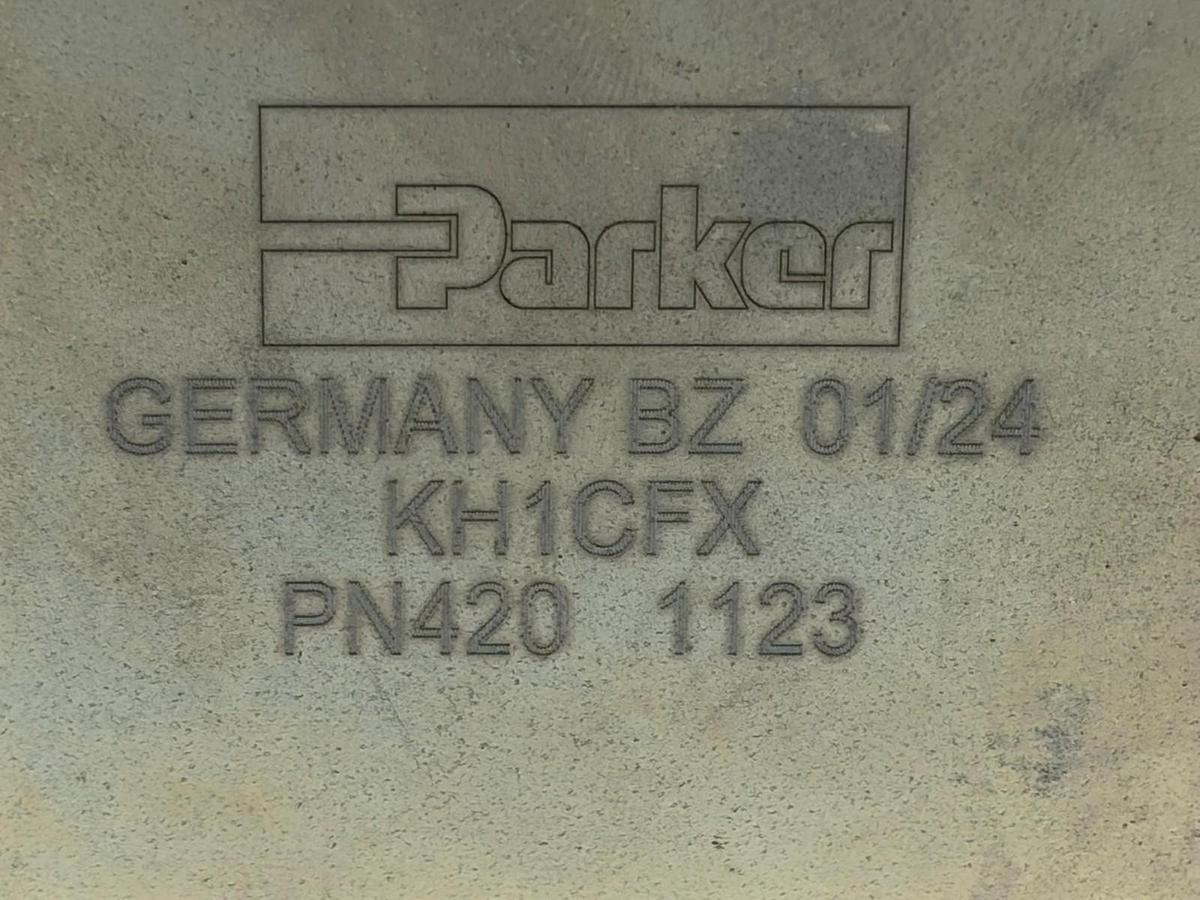 Used Parker KH1CFX 2-Way Hydraulic Ball Valve G 1" Female BSPP PN420 New Surplus