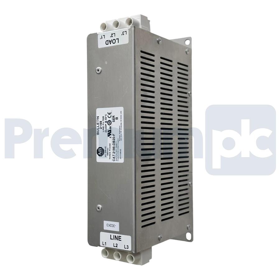 Used Allen-Bradley 2198-DB20-F /B Kinetix 5500 AC EMC Line Filter 20A 3-Ph 2198DB20F