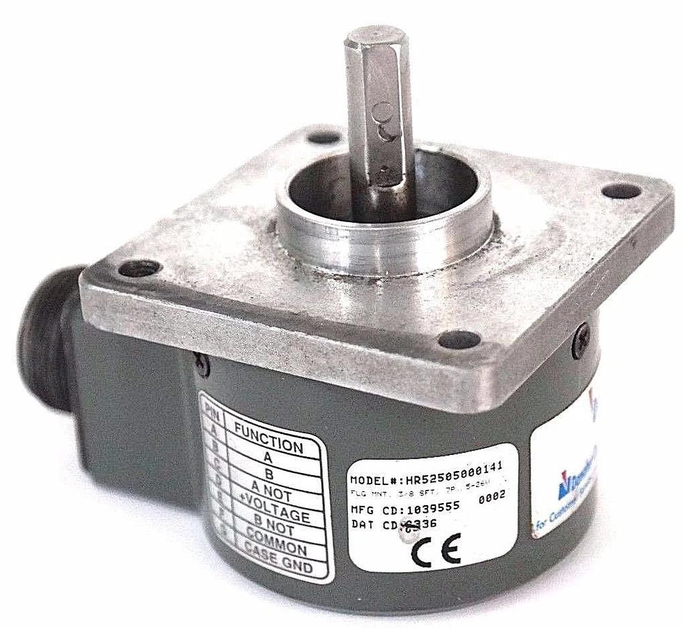 Used DYNAPAR DANAHER CONTROLS HR52505000141 INCR. ENCODER MFG CD: 1039555