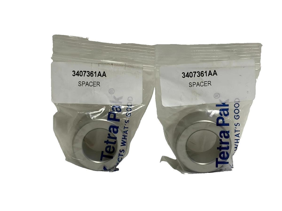(2) Genuine Tetra Pak 3407361AA Spacer Industrial Dairy Equipment New