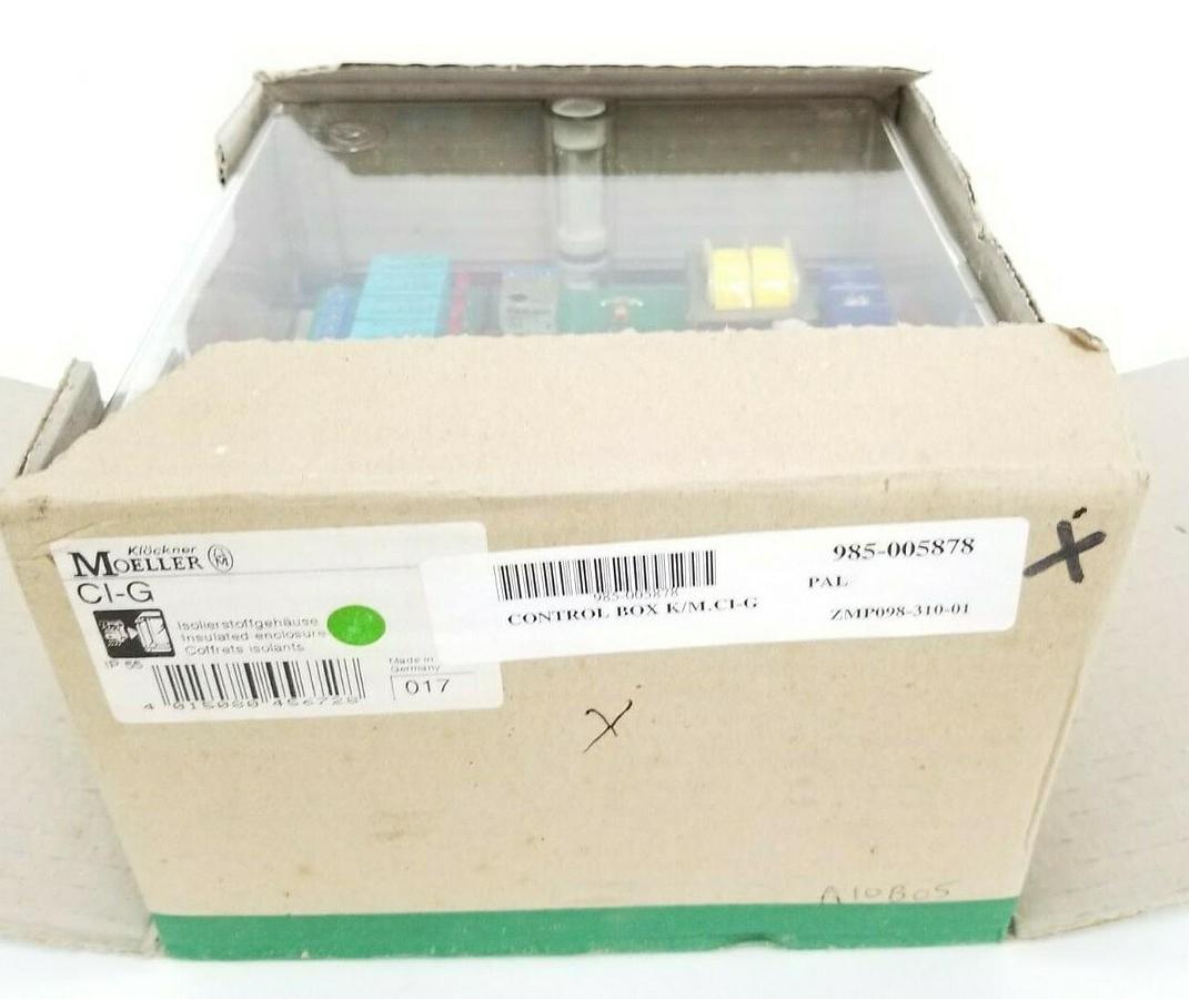 NIB KLOCKNER MOELLER CI-G ENCLOSURE W/ 110VAC INPUT CONTROL UNIT K/M.CI-G