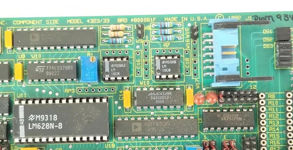 Used TECHNOLOGY 80 INC MODEL 4323/33 PC BOARD, BOARD #800061F, CSI-4
