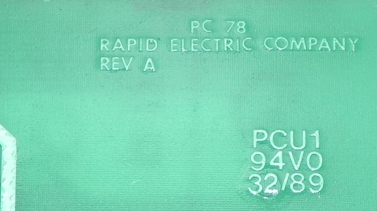 Used RAPID ELECTRIC SISO-3 BOARD SIS0-3, 0/5 VDC, PCU1 94V0
