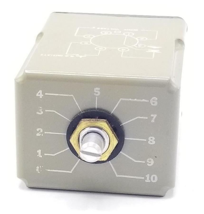 Used SYRACUSE ELECTRONICS DLR-00317 TIME DELAY RELAY 180SEC, 115VAC, DLR00317