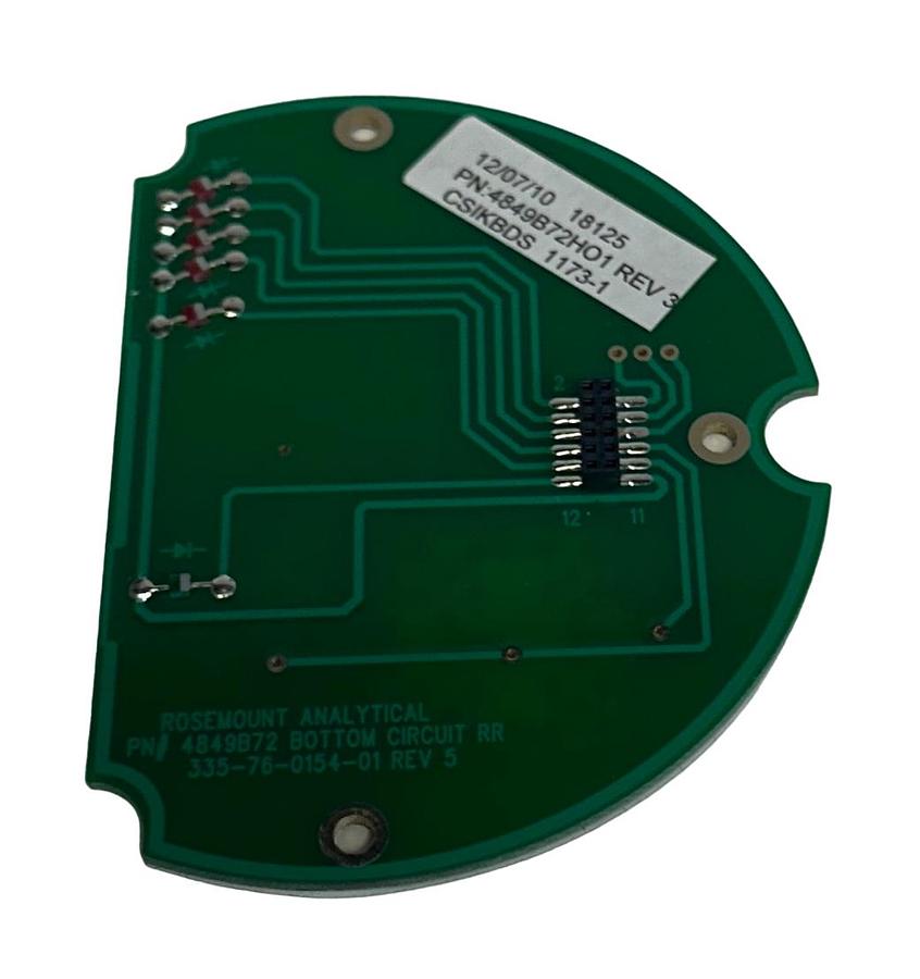 Used ROSEMOUNT ANALYTICAL 4849B72 / 4849B72H01 Rev. 3 KEYPAD CSI KYBDS 1173-1 NSNP