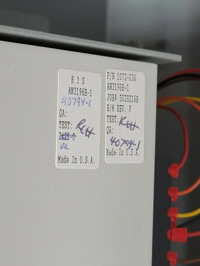 NEW RIS AMETEK AN-3196B-A-C-X-HTT-MR-4XWM-NR-CS REFLASH ANNUNCIATOR W/ SOUNDER