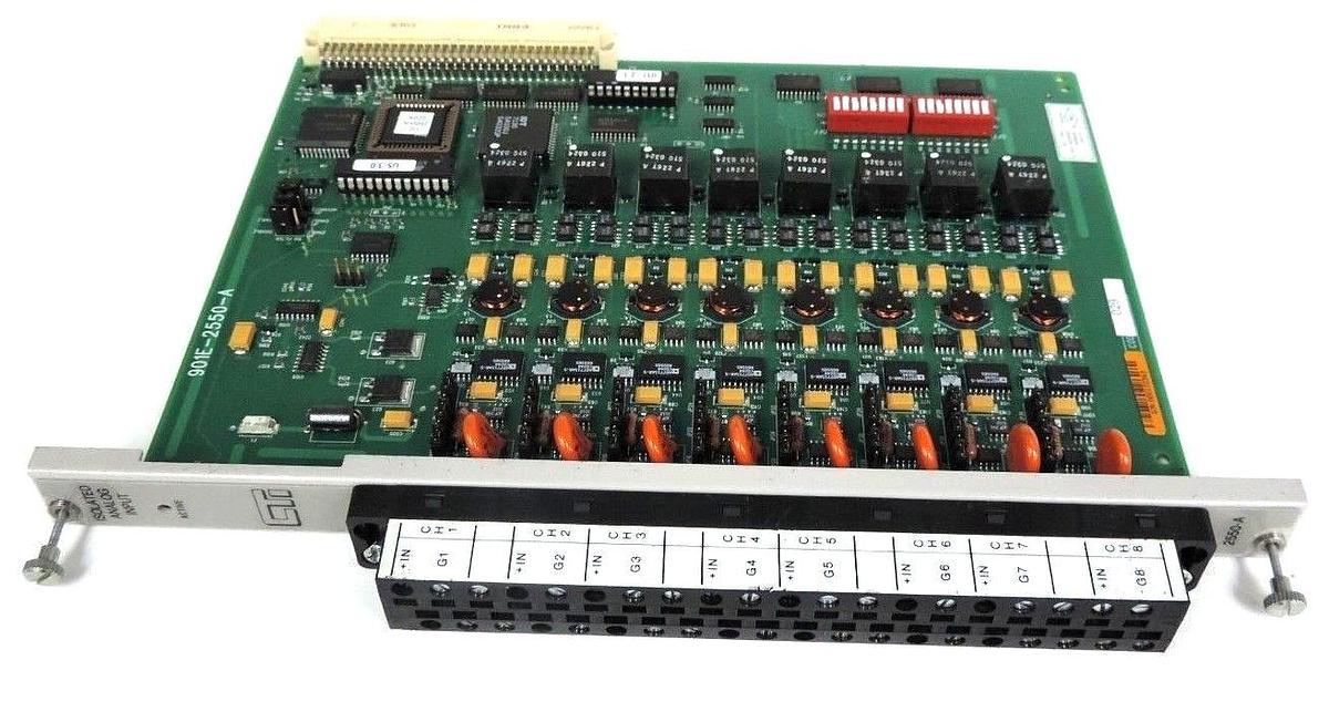 Used CONTROL TECHNOLOGY 901E-2550-A ISOLATED ANOLOG INPUT MODULE 901E2550A