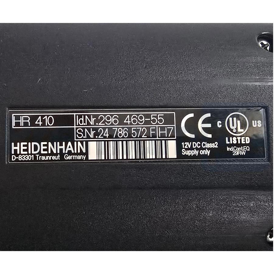 Used HEIDENHAIN HR 410 | HR410 Handwheel CNC MPG E-Stop M23 ID: 296469-55 USPI (read)