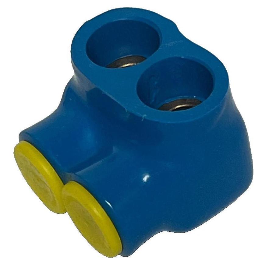Box of 2 Penn-Union IMLC-1/0-2S Insulated Mechanical Connectors 2-Port 1/0-14