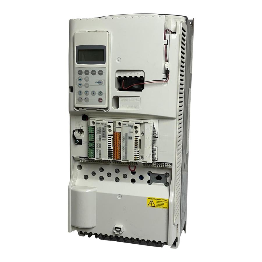 Used ABB ACS800-U1-0070-5 Variable Frequency Drive 75HP VFD RDIO-01 RAIO-01 Clean