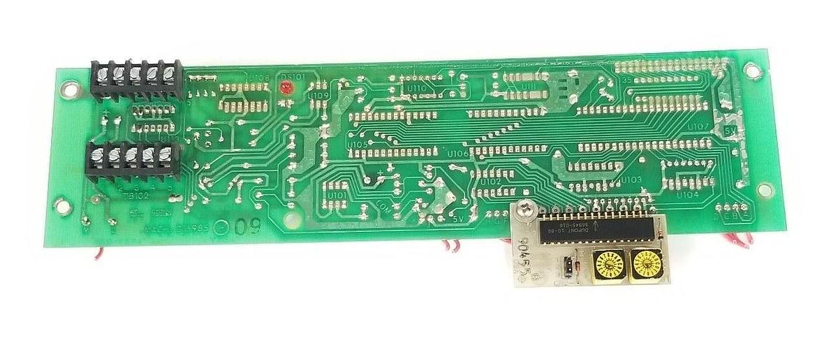Used AVTRON A14978 CONTROL BOARD 630110 , MACH. D15985 , W/ 90455 BOARD A14893 B16295