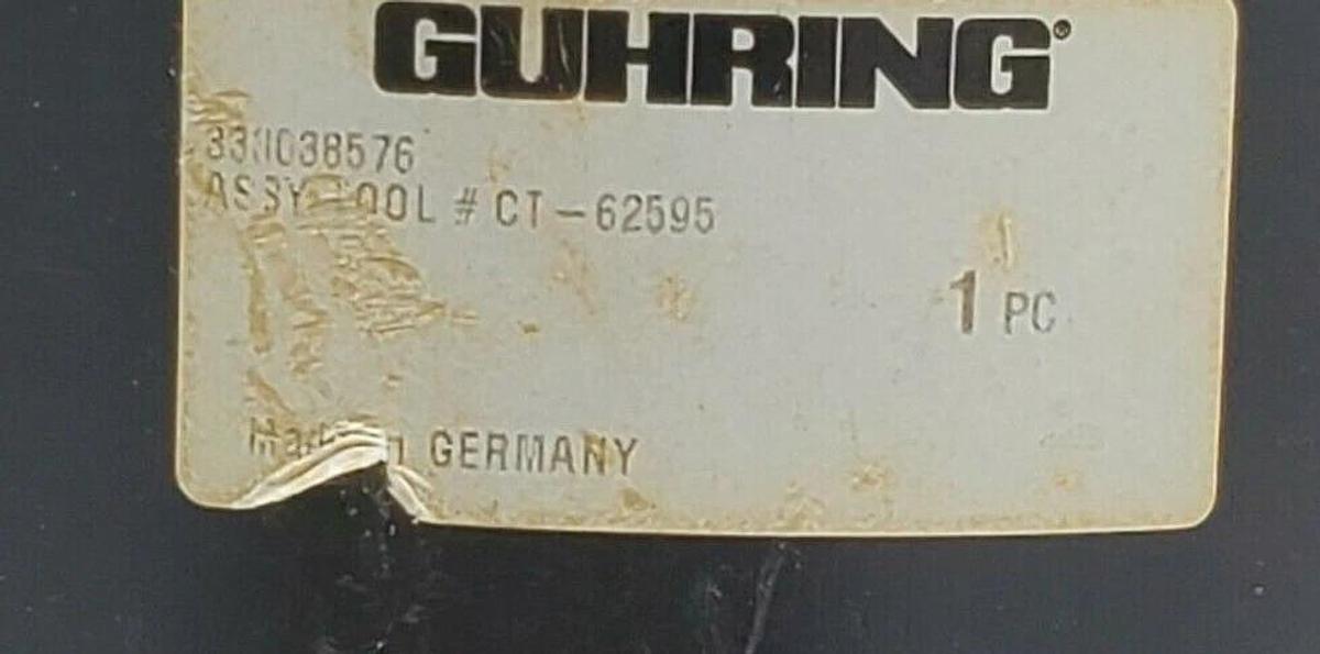 NEW GUHRING HSK63-A 0 14X120 TOOL HOLDER ASSY CT-62595 W/ CT-62596 14MM STEPDRIL