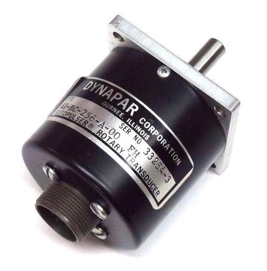 Used DYNAPAR 41-BC-256-A-00 RH ROTARY TRANSDUCER ROTOPULSER 41BC256A00
