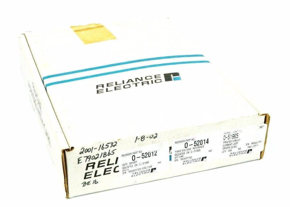 Used NIB RELIANCE ELECTRIC 0-51865 / O-51865 W/(3) 0-52012 (1) 0-52014 051865 O51865