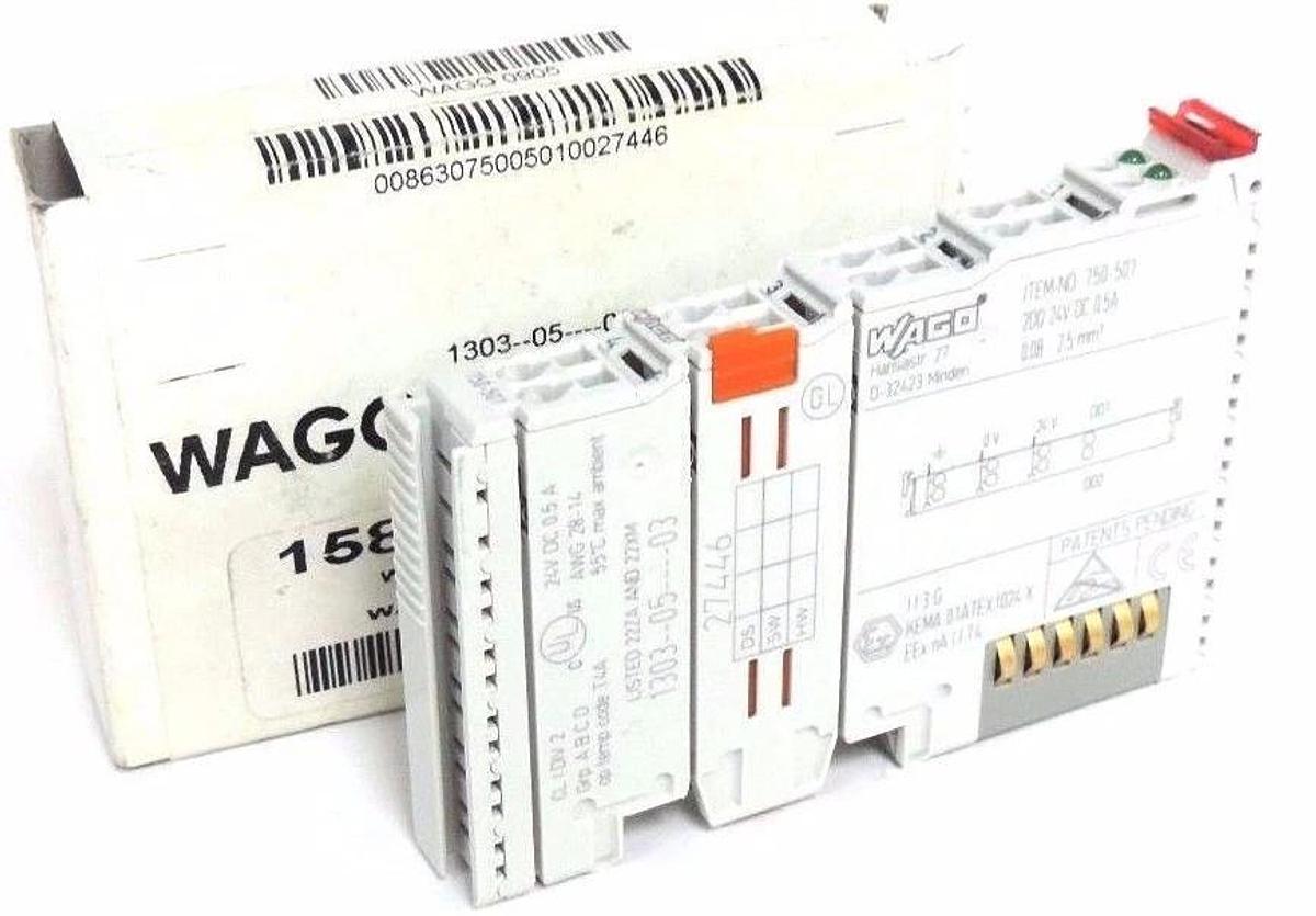 Used NEW WAGO 750-5012 CHAN OUT 24VDC 0.5A MODULE 7505012