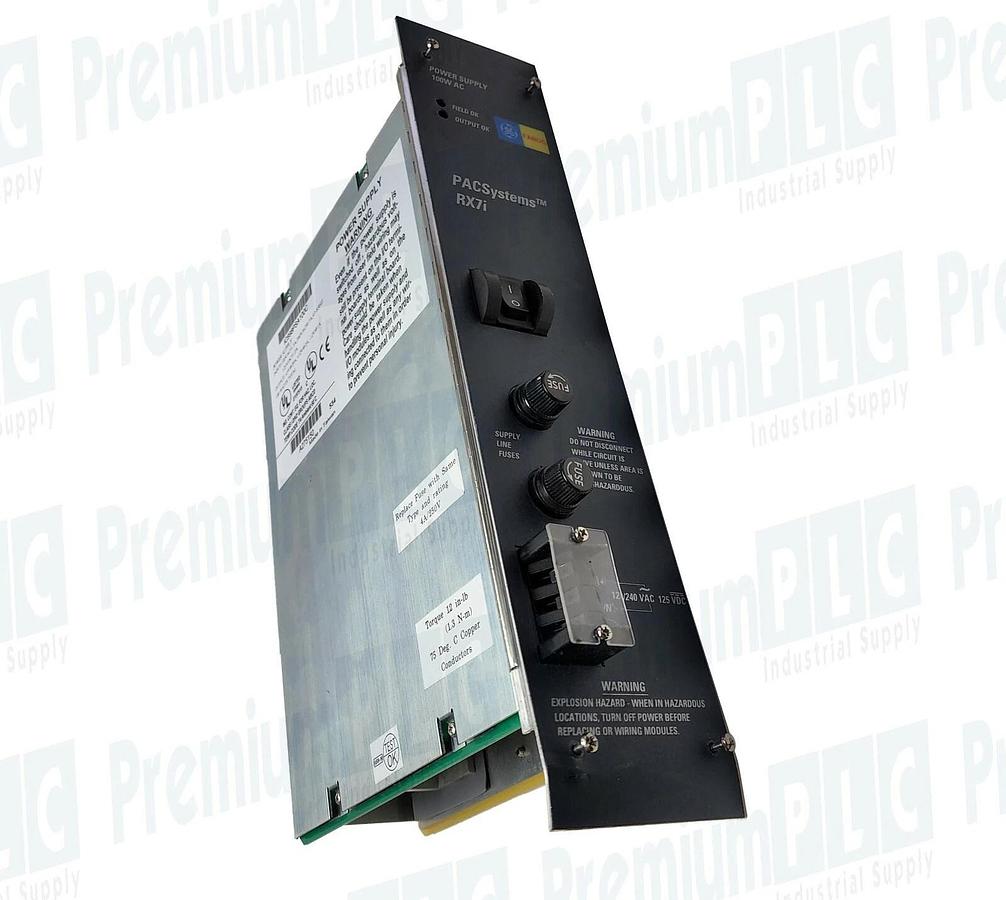 Used USED GE FANUC IC698PSA100C PACSystems RX7i POWER SUPPLY MODULE 100W AC
